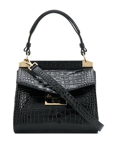 givenchy alligator bag|Givenchy Embossed Leather Top Handle Bag .